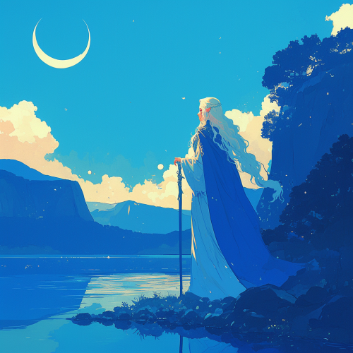A Quiet Night with Galadriel by the Lake