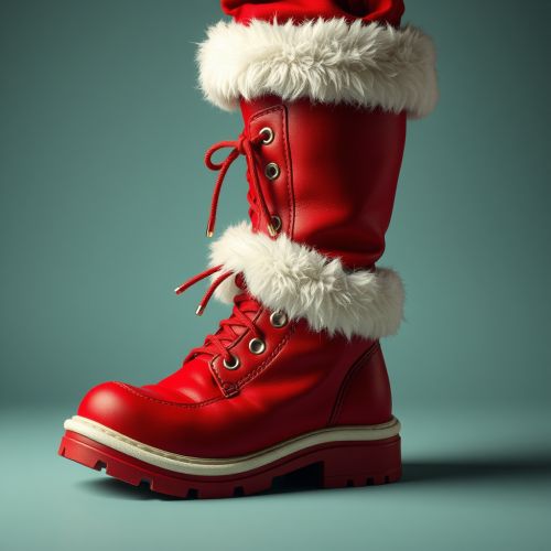 A Realistic Picture of Santa's Boots
