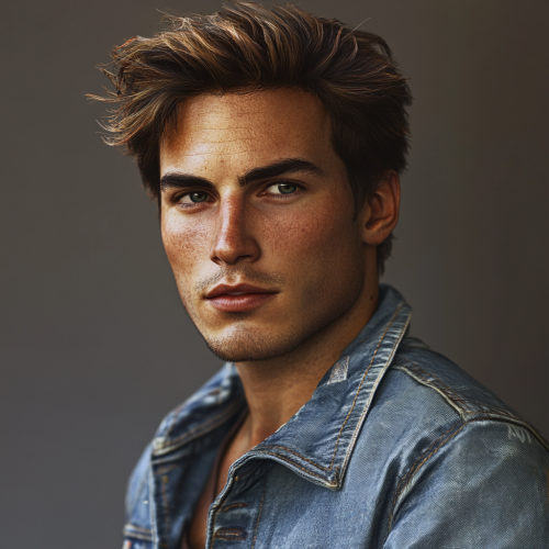 A Realistic Portrait of a Nature-Loving Man