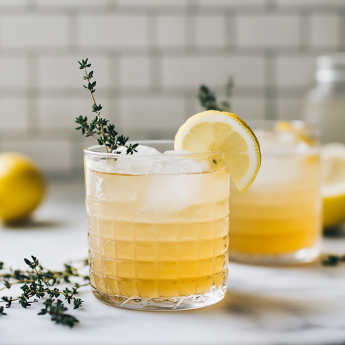 A Refreshing Honey Bee Cocktail with Bourbon