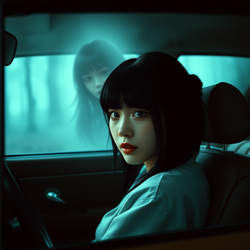 A Scary Car Ride Through a Foggy Forest.