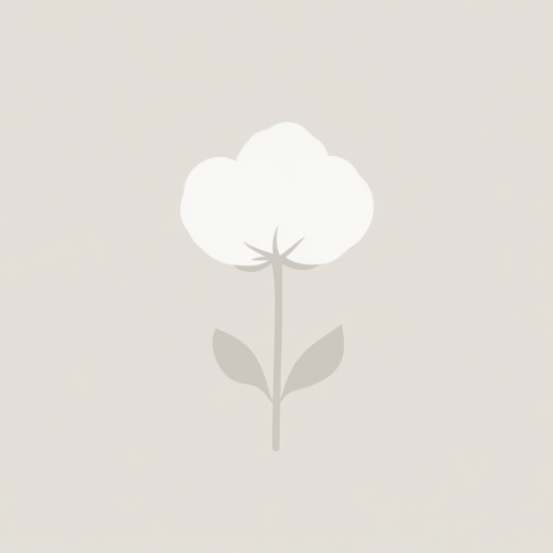 A Simple Cotton Bud Logo Without Stem