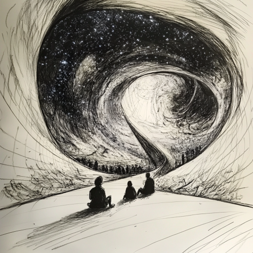 A Small Curvy Shelter for Star Gazing Sketch