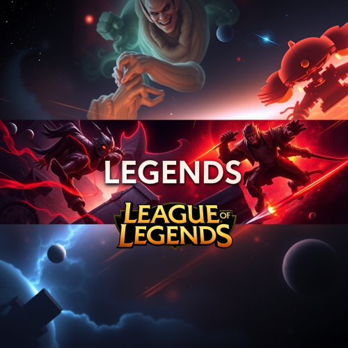 A Space-Themed League of Legends YouTube Banner
