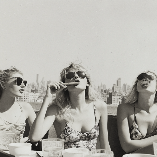 A Spanish girl at a party in New York