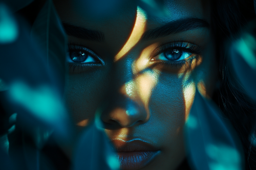 A Striking Portrait of Dark Woman by Marta Bevacqua