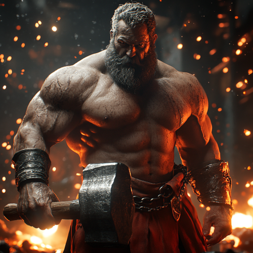 A Strong God of Weapons and Blacksmithing