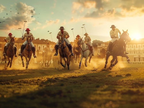 A Stunning Photo of a Polo Match
