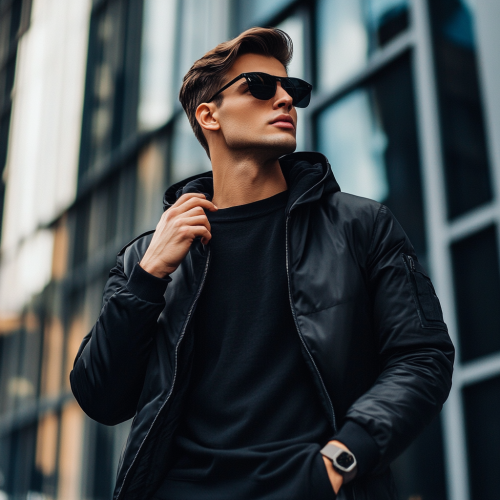 A Stylish 36-Year-Old Man and His Gadgets