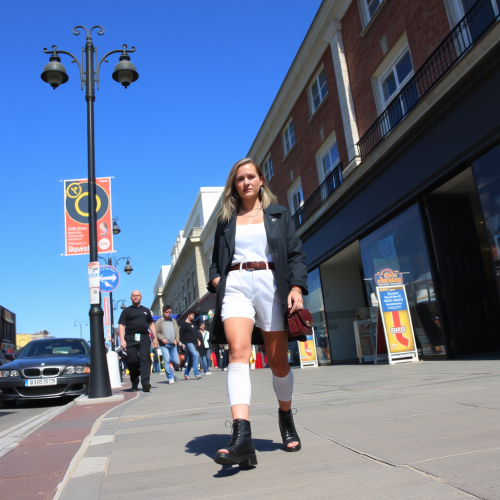 A Stylish Highstreet Model