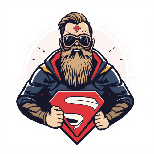 A Superhero Charles Hoskinson from Cardano Logo