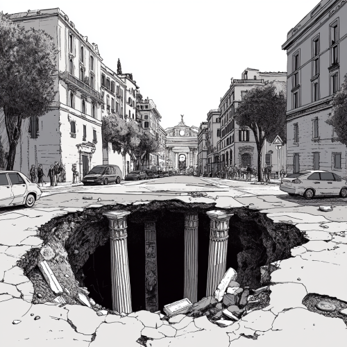 A Surprise in a Roman Road Pothole