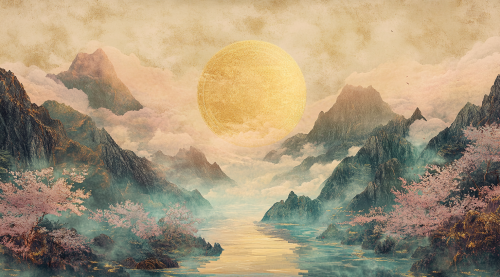 A Vibrant Tao: Serene Harmony in 4K Art