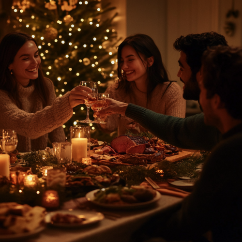 A Warm New Year Dinner with Family and Friends