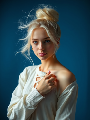 A White Girl Walking in the Park