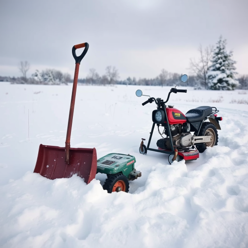 A Winter Scene with a Message for Max