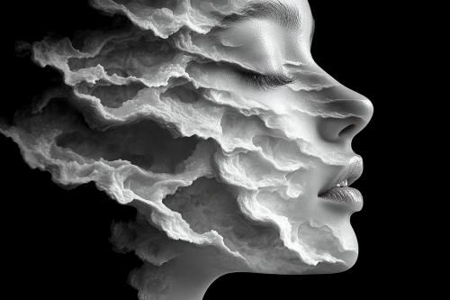 A Woman of Pure Light in Heaven