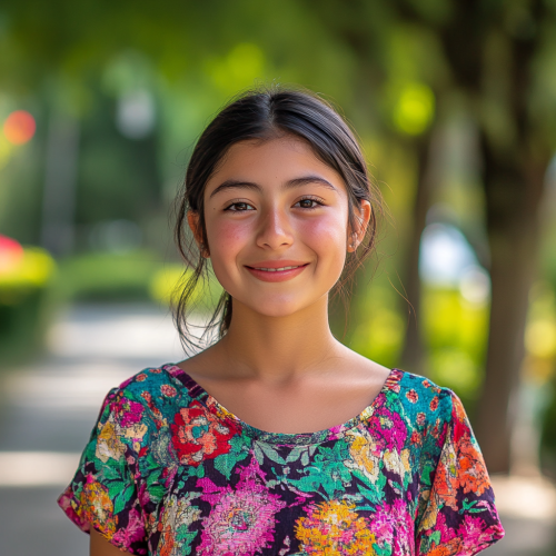 A Young Guatemalan Girl's Empowering Smile