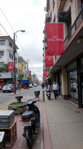 A colorful sunset on a calm lake.
