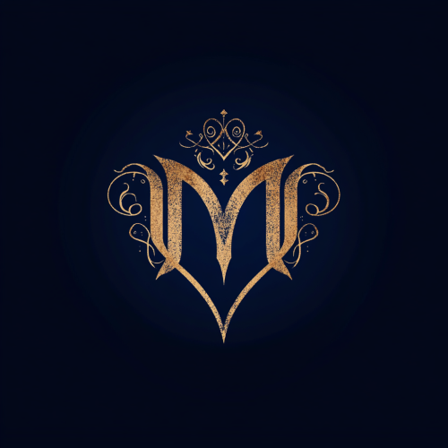 A modern Arabic logo blending education and showbiz.