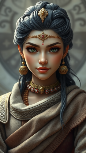 A picture of a talking robot assistant.