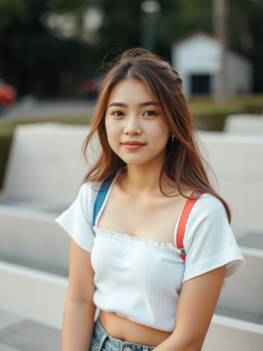 A picture of a white girl.