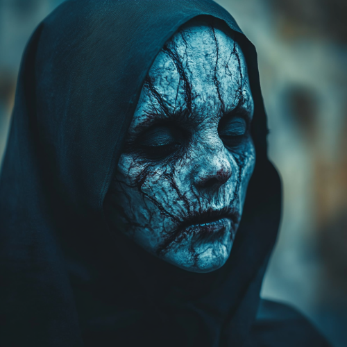 A possessed nun with demons in her head