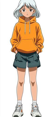 A powerful, cool hero with Chakra Energy.