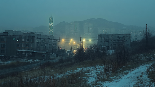 A realistic picture of North Korea at night A realistic picture of North Korea at night