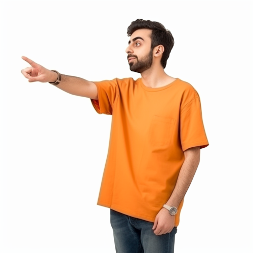 A reliable Iranian man points to discount space.