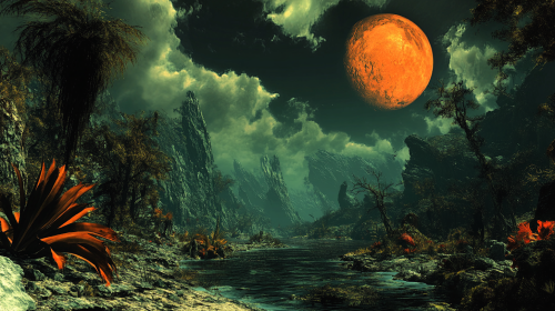 A scary alien world with three deadly paths