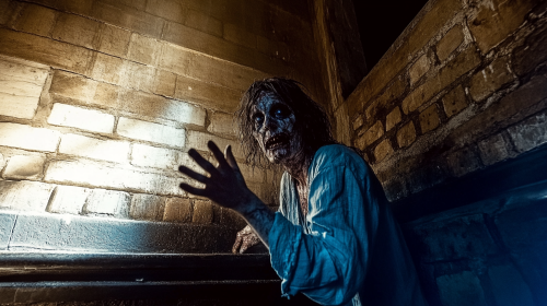 A scary demon with in basement