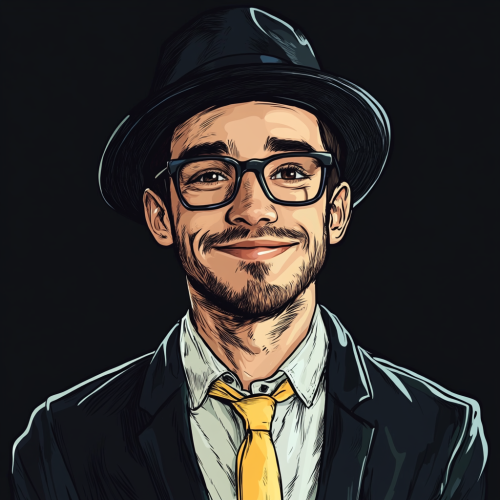 A smiling young man in stylish outfit