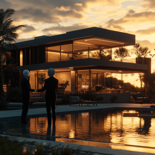 AI Call Bot and Client Shake Hands