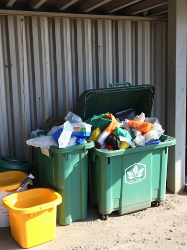 AI Image A Funny Way to Sort Waste