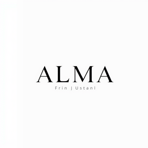 ALMA: Russian Fashion Brand Logo in Modern Style