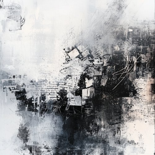 Abstract Album Cover: Meaningless Phrase Concept Abstract Album Cover: Meaningless Phrase Concept