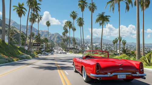 American Road Trip: Luxury and Nature Contrast