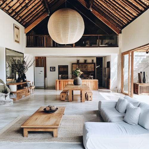 An Eclectic Modern Bali Villa Interior Design