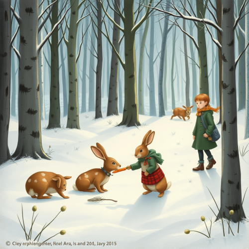 Ana and Marko's Snowy Forest Adventure