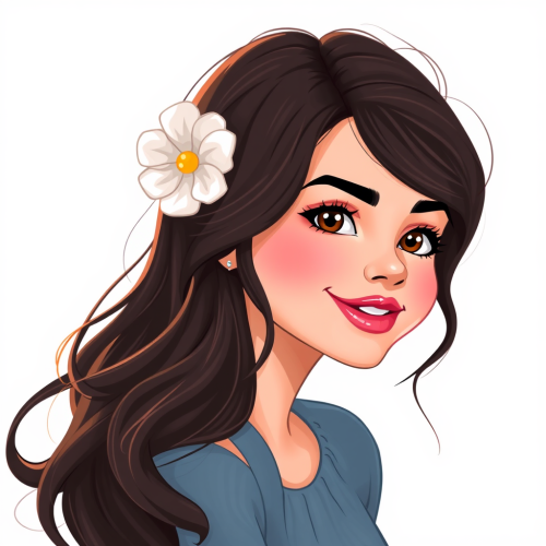 Animated Photo of Selena Gomez's face.