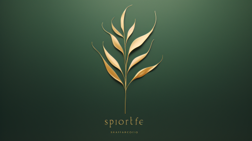 Apholia logo with leaf elements in green tones