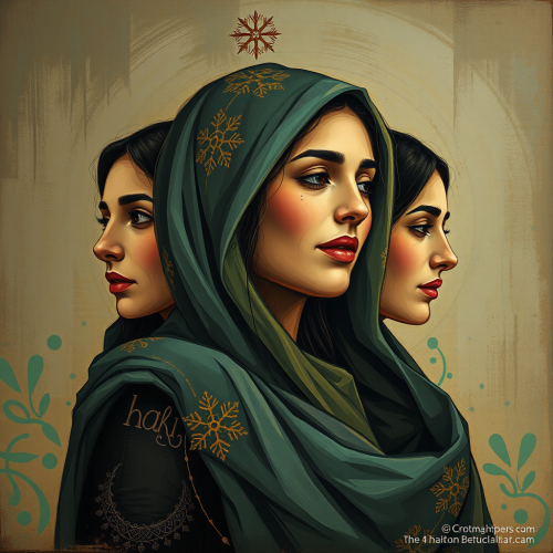 Artistic Tribute to Resilient and Loving Mothers