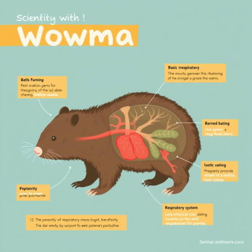 Artistic Wombat Respiratory System Infographic