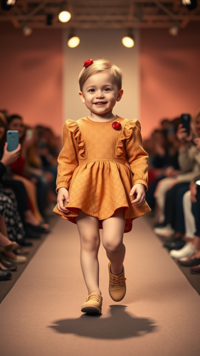 Baby in Apple Pie-Inspired Runway Fashion Show