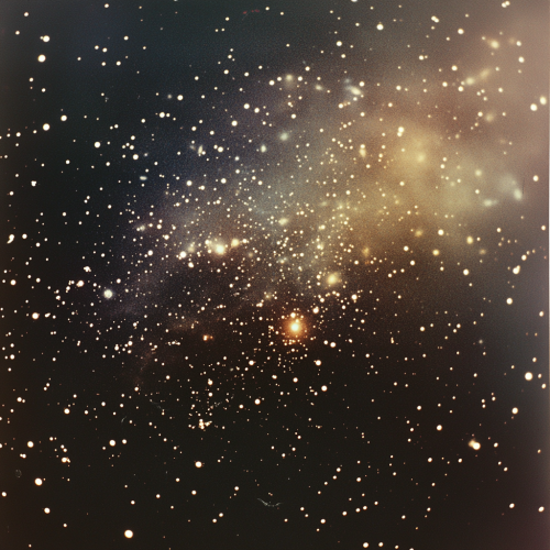 Beautiful 1950s Film: Bright Stars and Nebulae