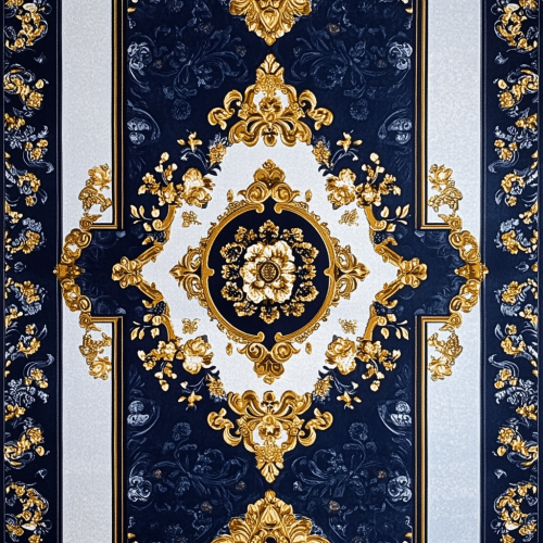 Beautiful dark blue, white, black and gold-yellow flag design. Beautiful dark blue, white, black and gold-yellow flag design.