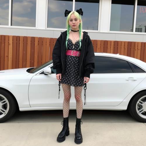 Billie Eilish dresses up in a Yadoon while having fun