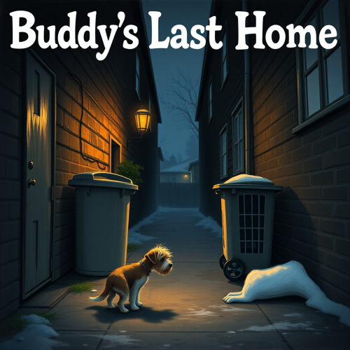 Buddy, The Terrier, Alone in Dark Alley
