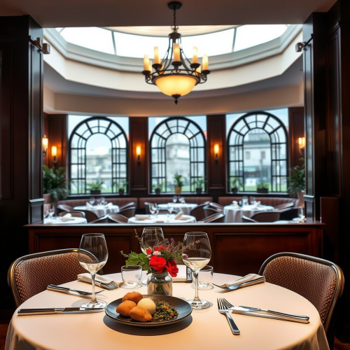 Capturing exquisite dishes in elegant restaurant setting.